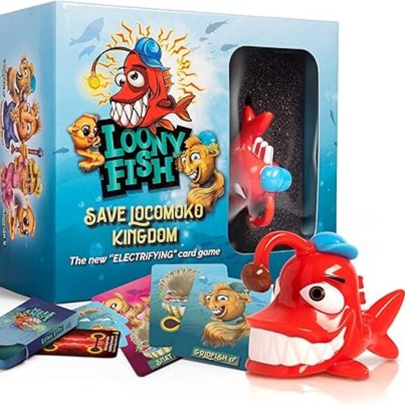 Loonyfish Card Game: Fun, Family-Friendly, Interactive, Electrifying, for Adults - Picture 1 of 5